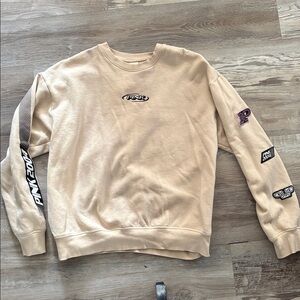 PINK Victoria's Secret Beige Crewneck Sweater large